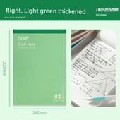 Ortaokul Öğrenci Günlüğü Kağıdı - Açık Yeşil Kalın 10 - 1000 Yaprak thumbnail 1