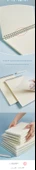 Minimalist Yükseltilebilir Yatay Çizgi Yapışmaz Defter - A5 (2 kopya kare) - 9