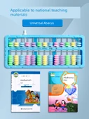 Eğitici Abaküs - 7 Boncuk 13 Dişli - Pembe - Popüler Öneri - 5