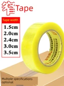 Şeffaf Dar Yapışkan Bant - 2.0cm Genişlik, 1.8cm Kalınlık [12 Rulo] - 2