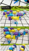 Minecraft Silgi Figürü - Siyah Ejderha Şövalyesi ve Dört Tek Renk Küçük İnsan - 12