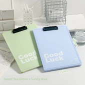 PP Dosya Tutucu Çanta - [2 Paket] Tatlı Çay Yeşili + Güneşli Mavi - 1