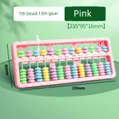 Eğitici Abaküs - 7 Boncuk 13 Dişli - Pembe - Popüler Öneri - 1