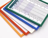 A4 Kağıt Torba Gösterim Etiketi Manyetik Duvara Asılabilir Klasör - A4 Yeşil [film ile] [yapıştırıcı] thumbnail 10