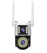 32 gb Hafıza Kartlı 4MP Yoosee Çift Lens IP Kamera - WIFI Otomatik İzleme, Su Geçirmez Kablosuz Güvenlik Ev Kamerası, Re - 2