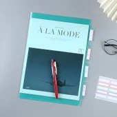 Dört Katmanlı Üç Hücreli L Klasör - 10 Karışık Renk thumbnail 4