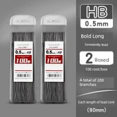 Mekanik Kalem Ucu Seti - HB/0.5mm - 2 Kutuda 200 Uç - 1