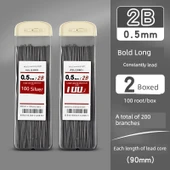 Mekanik Kalem Ucu Seti - 2B/0.5mm - 2 Kutuda 200 Uç - 1