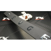 Peugeot Yeni Nesil Bagaj 3M 3D Krom ABS Uzun Logo Amblem thumbnail 3