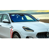 DK Tuning Maserati Folgore Çamurluk Siyah ABS Yazı Logo Amblem Seti - 3