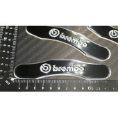 Brembo Logo Kaliper Üstü 3M 3D Metal Logo Arma Amblem Seti - 6