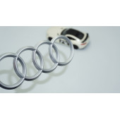 DK Tuning Motor Kapağı Gri Amblem Logosu Audi İle Uyumlu - 1