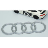 DK Tuning Motor Kapağı Gri Amblem Logosu Audi İle Uyumlu - 5