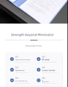 A4 Ofis Dosyası - 3'lü Çift Klips Siyah thumbnail 8