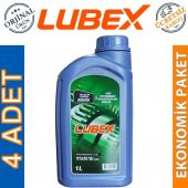 Lubex Mitras AX HYP 80W-90 GL-5 1 Lt Manuel Şanzıman Yağı (4 Adet) - 1