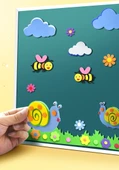 Yapışkan Mıknatıslı Kağıt 1mm Kalınlık 5 Plaka 150 Adet - 12