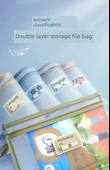 1. Sınıf Fermuarlı Kitap Dosya Çantası - 12 Paket - 3 Dil + 3 Numara + 3 İngilizce - İki Katmanlı Kalınlaştırılmış - 8