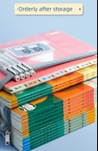 1. Sınıf Fermuarlı Kitap Dosya Çantası - 6 Paket - İş için İki Katmanlı Kalınlaştırılmış - 12