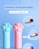 Silikon Kalem Ucu Uzatıcı Koruyucu Kapağı - [30 Paket] Karikatür / Yumuşak Silikon thumbnail 11