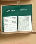 İlkokul Öğrenci Çalışma Defteri - 40 Paket - İngilizce + Matematik - Kalın 30 Sayfa - 1 Jel Kalem Dahil thumbnail 8