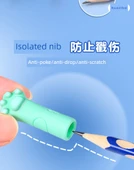 Silikon Kalem Ucu Uzatıcı Koruyucu Kapağı - [30 Paket] Karikatür / Yumuşak Silikon thumbnail 12