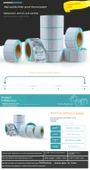 Termal Etiket Kağıdı - 40x15mm - 1000 Adet - Yatay - 5