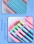 Silikon Kalem Ucu Uzatıcı Koruyucu Kapağı - [30 Paket] Karikatür / Yumuşak Silikon thumbnail 9