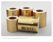 Fırçalı Altın/Gümüş PET Etiket Kağıdı - 80*40mm - 1000 Yaprak - Zhang Heng Versiyonu Tel Çizim Gümüş thumbnail 10