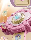 Kızlar Sihirli Çıkartma Kitabı DIY Elbise Yapma Makinesi - Pembe Standart Set - 117 Parça - 10