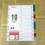 Renkli Dijital Plastik Kağıt Ayırıcı - 10 Renk-Dijital - 1