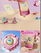 Kızlar Sihirli Çıkartma Kitabı DIY Elbise Yapma Makinesi - Pembe Geliştirilmiş Set - 195 Parça - 8
