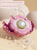 Kızlar Sihirli Çıkartma Kitabı DIY Elbise Yapma Makinesi - Pembe Standart Set - 117 Parça - 6
