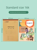 16K Matematik Çalışma Defteri - [10] İngilizce 16K Kalınlaştırılmış thumbnail 4