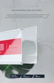 Alüminyum Alaşımlı Ofis Personeli İsim Kartı - 10x18cm - 8