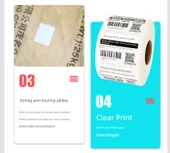 Yüksek Yapışkanlı Lastik Etiketi - 70x30mm - 1000 Adet Bakır Plaka thumbnail 12