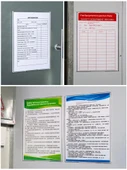 Duvara Monte Dosya Klasörü Veri Depolama Kutusu - 2 inç dikey - 6