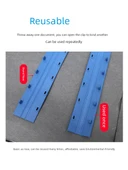 A4 Bağlama Klipsi - 17.5mm Mavi 100 Adet - 175 Sayfa Kapasitesi thumbnail 6