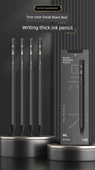 Siyah Ahşap Kurşun Kalem HB - Günlük Set 30 (Kalemtraş + 2B Silgi) thumbnail 6