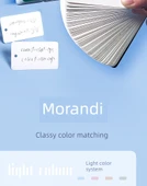 Minimalist Boş İngilizce Kelime Defteri - Porselen Mavisi - 8