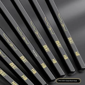 Siyah Ahşap Kurşun Kalem HB - Günlük Set 30 (Kalemtraş + 2B Silgi) thumbnail 3