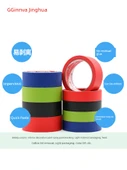 Renkli Maskeleme Bandı - 15mm x 20m, 6 Rulo - Yeşil - 4