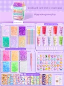 Kumdan Goka Takımı 3D Çıkartmalar DIY Tuğla Oyuncak - [Depolama Varili] Kum Tuğla + Krem Yapıştırıcı ile Yükseltme Oyun - 1