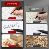 Siyah Ahşap Kurşun Kalem HB - Günlük Set 30 (Kalemtraş + 2B Silgi) thumbnail 4