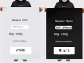 Tam Açık Kartvizit Kağıdı - 180g Siyah, 10 Sayfa - 2
