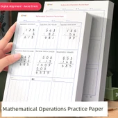 Matematik Kaligrafi Pratik Kağıdı - Kare ve Dikey Çizgi - 4 Adet - 2