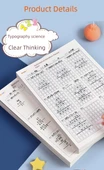 Matematik Kaligrafi Pratik Kağıdı - Kare ve Dikey Çizgi - 4 Adet - 11