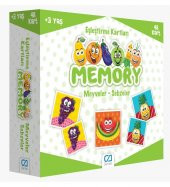 Ca Games Memory Hafıza Kartı Puzzle Meyveler - Sebzeler 48 Parça CA.5040 - 1