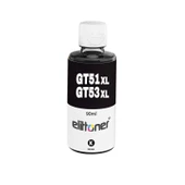 Elittoner HP Mürekkep GT53XL - GT51XL Black 90ml - 1