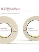 Maskeleme Bandı - Gökyüzü Mavisi - 15mm x 100m - 10 Rulo - 5