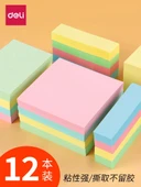 Sevimli Karikatür Not Çıkartmaları - Yatay Çizgi (76*76mm) - 8 Paket - 2
